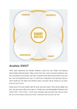 Analisis SWOT