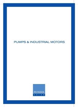 Pioneermotor Sub Pumps. Test