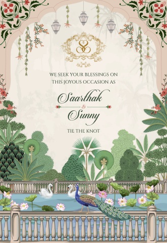 Saarthak & Sunny_Wedding Invite