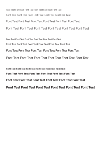 FontTest