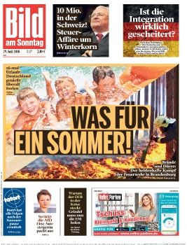 Bild am Sonntag (+29.Juli 2018)