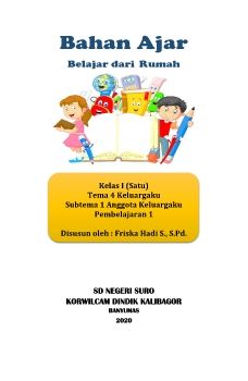 BAHAN AJAR TEMA 4 SUBTEMA 1 PEMBELAJARAN 1 