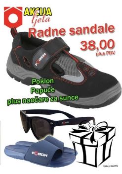 AKCIJA RADNE SANDALE SA POKLONOM