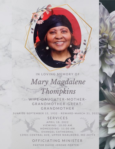 Mary Magdalene Thompkins