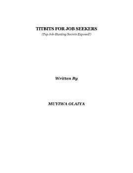 TITBITS FOR JOBSEEKERS