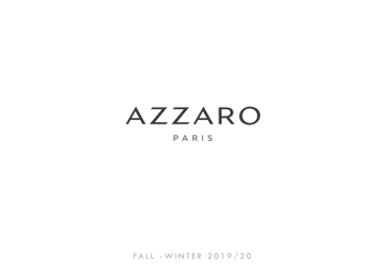 AZZARO PARIS FALL - WINTER 2019/20