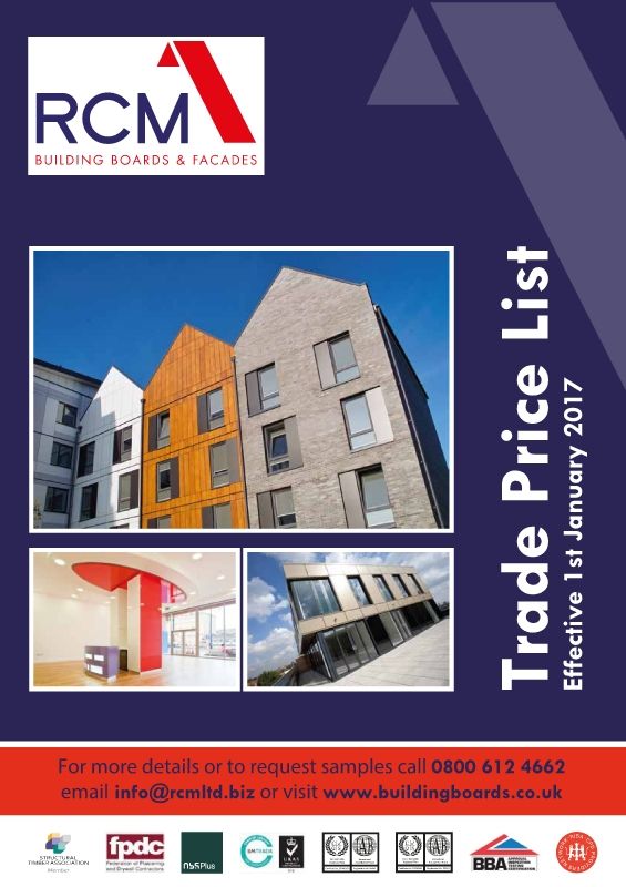 RCM Trade Price List 2017 