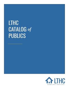 LTHC Publics Catalog, Spring 2018 Update