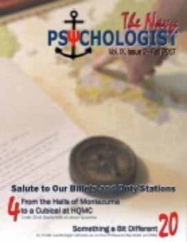 The Navy Psychologist, Vol IX, Issue 2