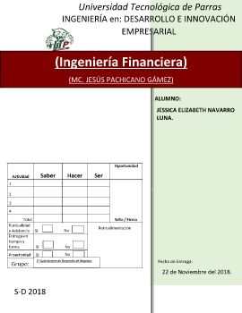 INGENIERIA FINANCIERA 10°IDIE JESSICA NAVARRO