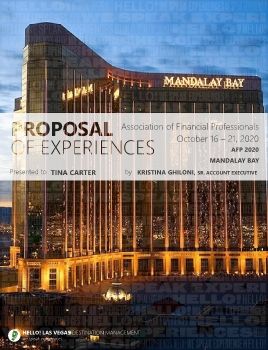 Hello!Las Vegas Proposal - Associationof Financial Professionals