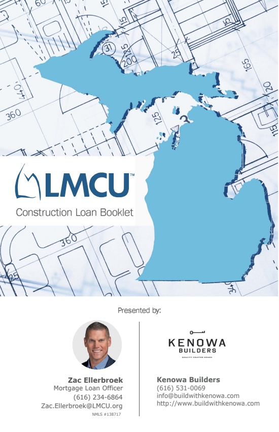 Zac Ellerbroek Kenowa Builders Construction Book