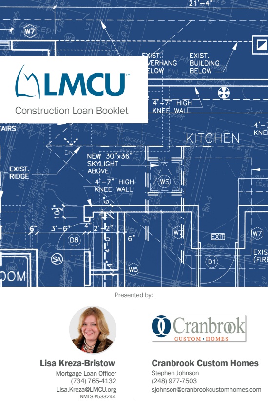 Lisa Kreza Cranbrook Custom Homes- Stephen Johnson Construction Book