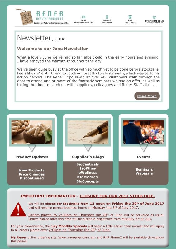 JUNE Newsletter