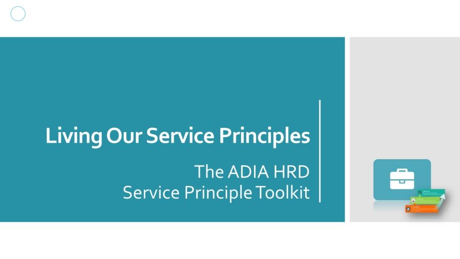 ADIA HRD Service Principles Toolkit