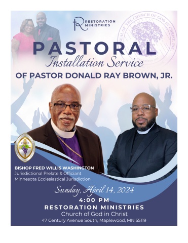 PASTORAL INSTALLATION - Program