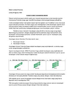 Materi catatan Pramuka