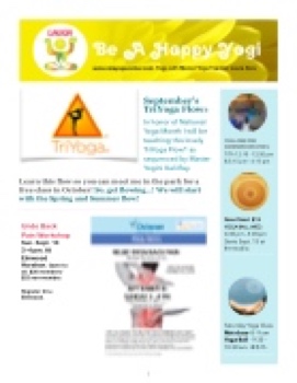 September Yoganews with Laura