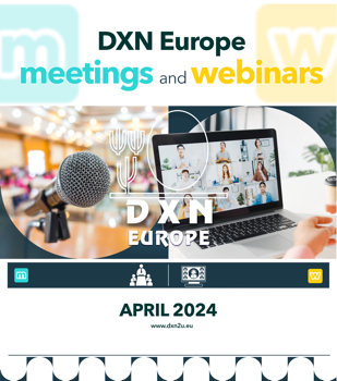 DXN EUROPE - meetings and webinars APRIL 2024