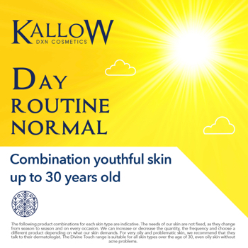 Day routine normal - combination youthful skin up to 30 years old 