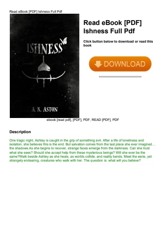 read ebook [pdf] ishness full pdf