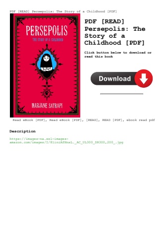pdf [read] persepolis the story of a childhood [pdf]