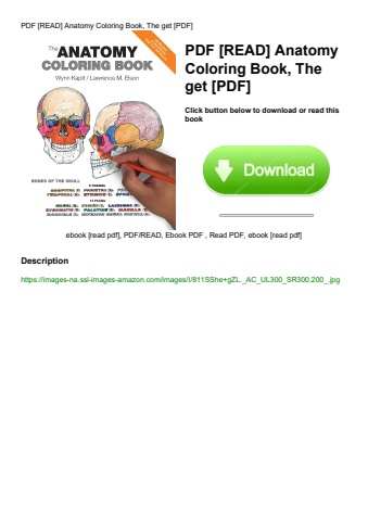 pdf [read] anatomy coloring book  the get [pdf]