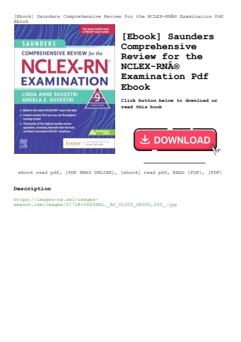 [ebook] saunders comprehensive review for the nclex-rnã‚â® examination pdf ebook
