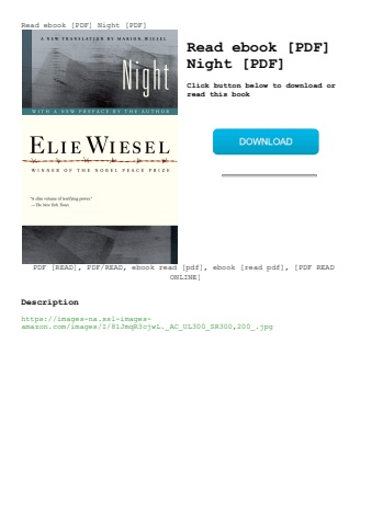 read ebook [pdf] night [pdf]