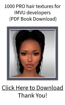 1000 PRO hair textures for IMVU developers PDF FREE Download