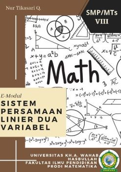 E-Modul Sistem Persamaan Linier Dua Variabel UNWAHA JOMBANG