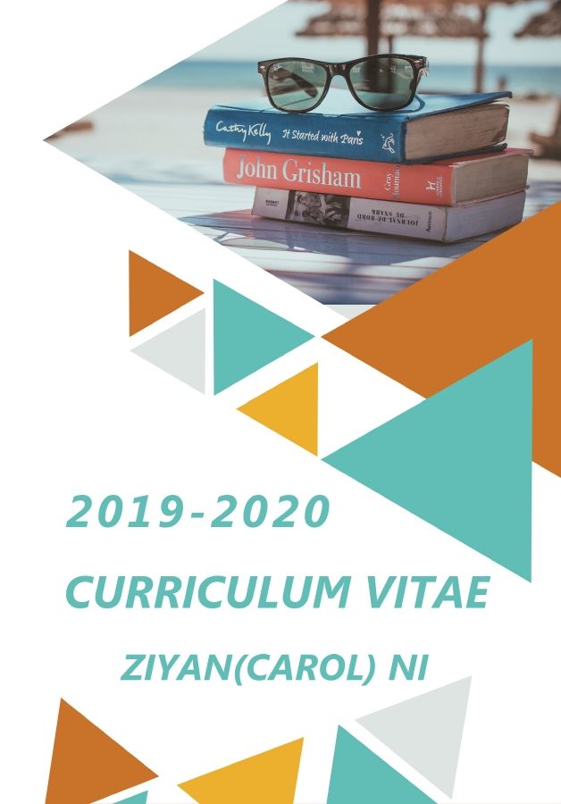 Curriculum Vitae - Ziyan (Carol) Ni