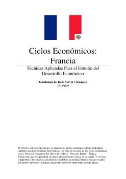 Ciclos Económicos: Francia