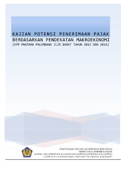 Laporan Tahunan KPP Pratama Palembang Ilir Barat 2015