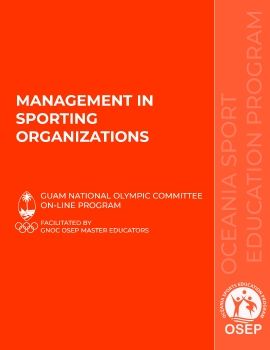 Management in Sporting Organizations - GNOC On-Line Course preview