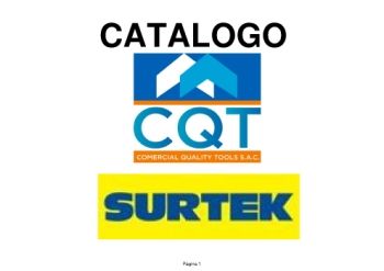 CATALOGO CQTSAC-SURTEK