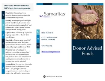 Donor Advised Fund Gifts