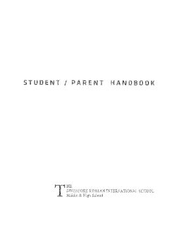 2013 student parents Handbook