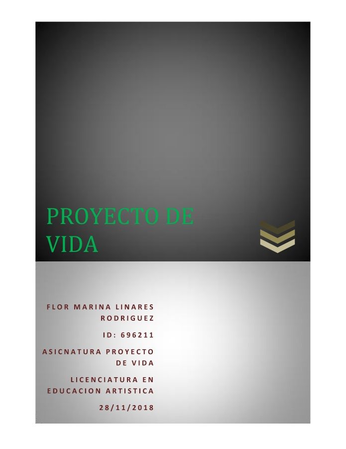 PROYECTO DE VIDA