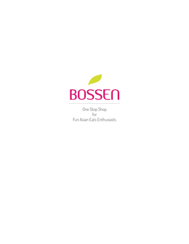 Bossen Catalog 2018