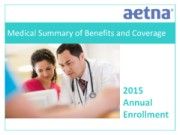 YBR AH Aetna 2015 Summary of Benefits and Coverages v2