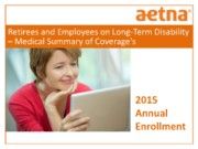 Aetna Retiree  Summary of Coverages