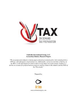 VTaxOnDemand Independent Industry Analysis of Accounting Industry