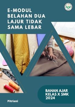 E-Modul Belahan Dua Lajur Tidak Sama Lebar