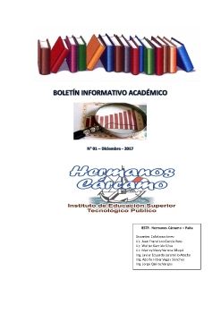 BOLETIN INFORMATIVO ACADEMICO -IESTP-HC-2017-ok