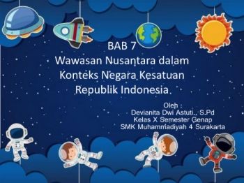 Wawasan Nusantara dalam  Konteks Negara Kesatuan  Republik Indonesia