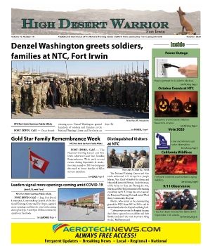 Fort Irwin High Desert Warrior, October  2020