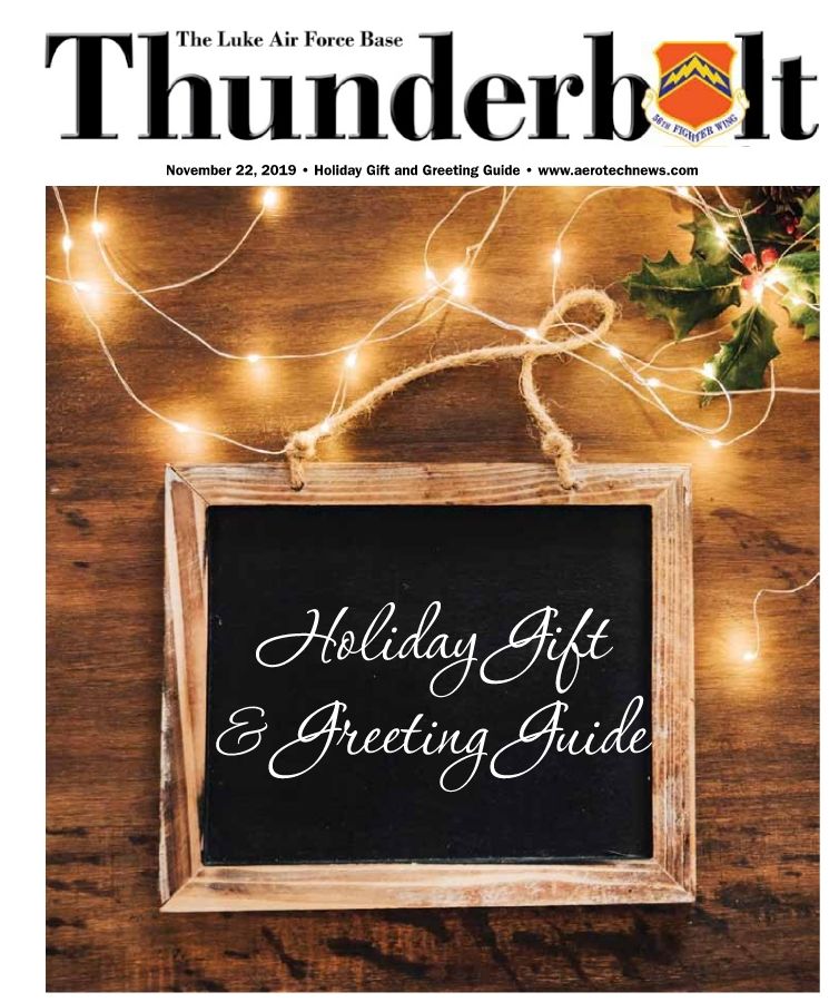 Luke AFB Thunderbolt -  Holiday Gift and Greeting Guide 2019