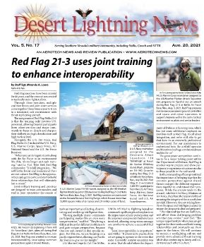 Desert Lightning News, Nellis-Creech AFB Edition, August 20, 2021