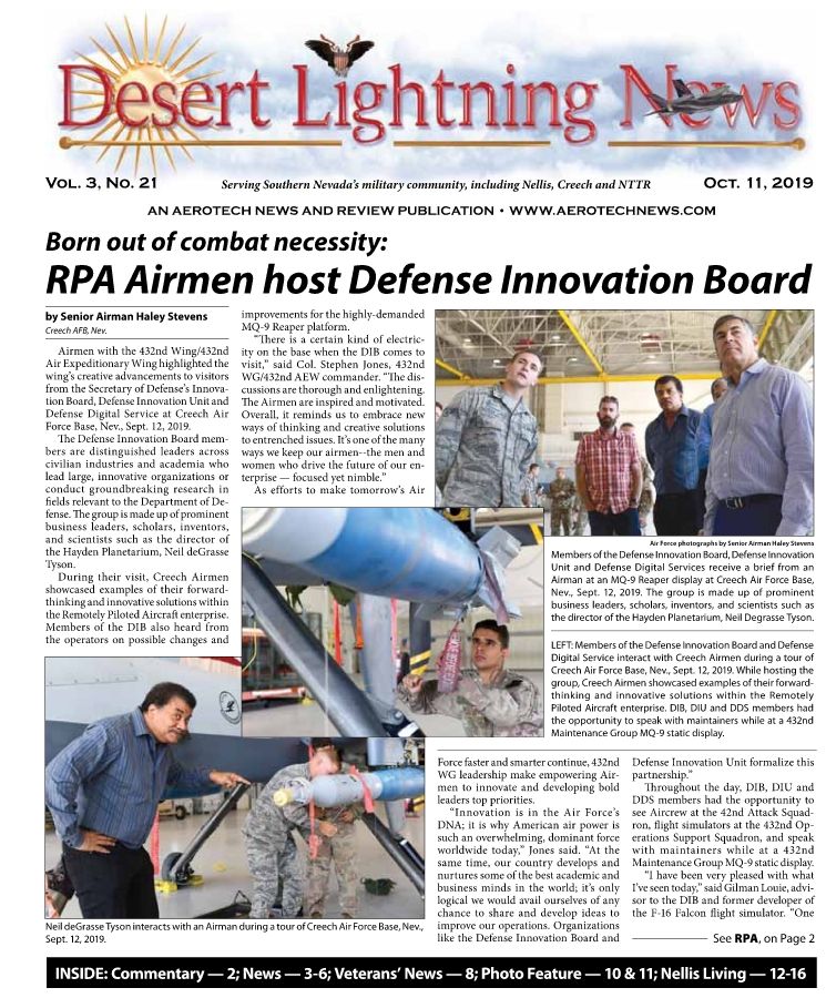 Desert Lightning News, Nellis-Creech AFB Edition, Oct. 11, 2019 - 1
